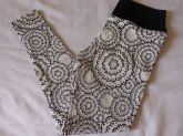 Legging preta e branca